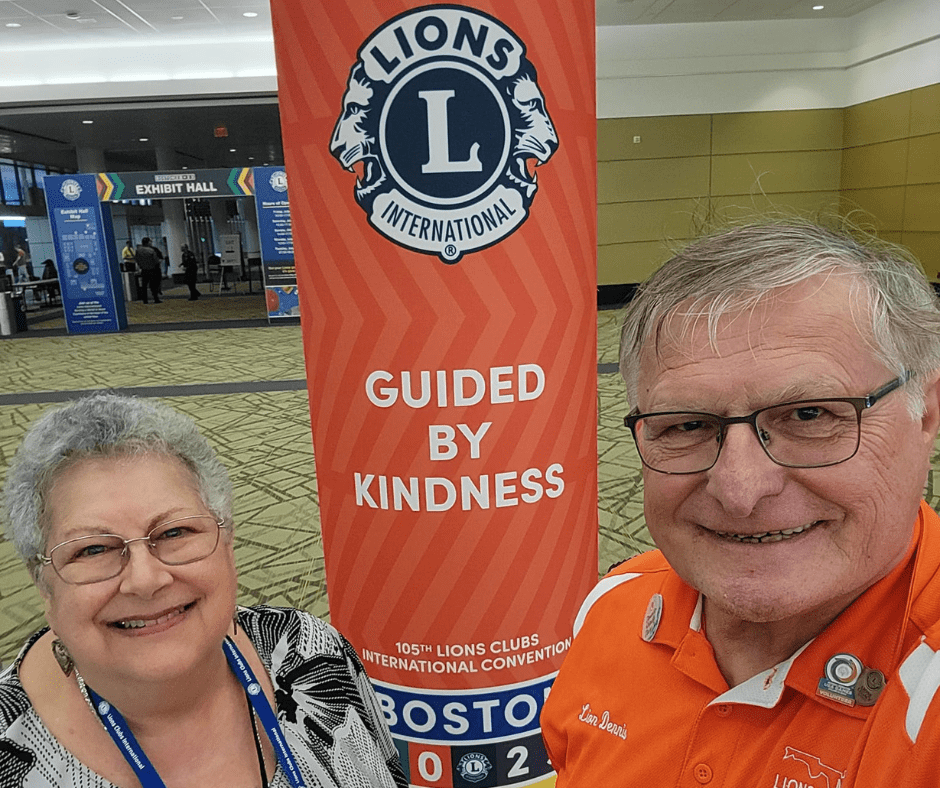 Toni and Dennis at Lions Convention