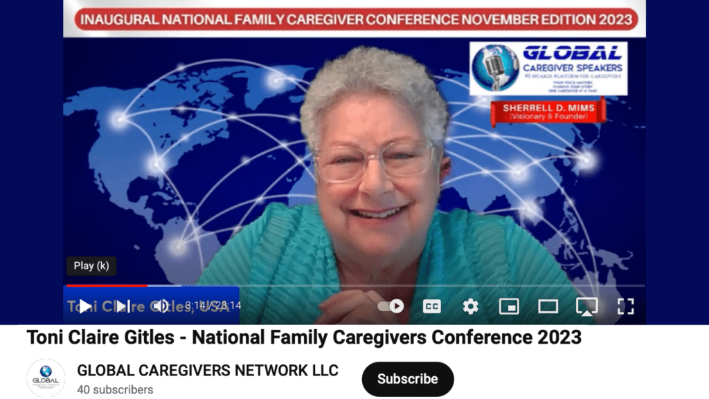 National Family Caregivers Conference 2023 Toni Speaking